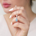 گردنبند نقره زنانه چشم نظر مدل MIH B16