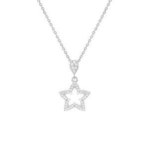 مدال نقره زنانه مجلسی جواهری مدل MI B79