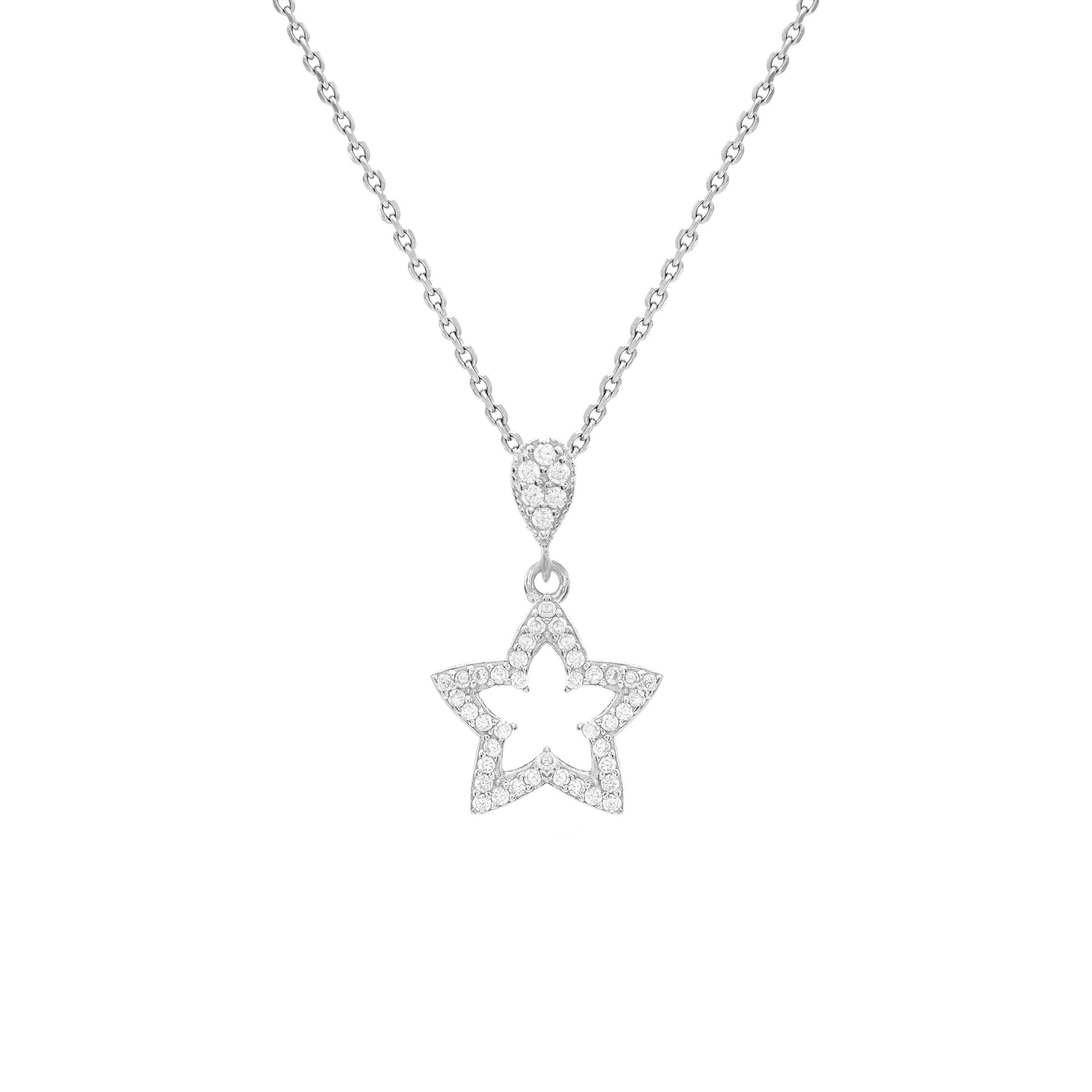 مدال جواهری نقره زنانه